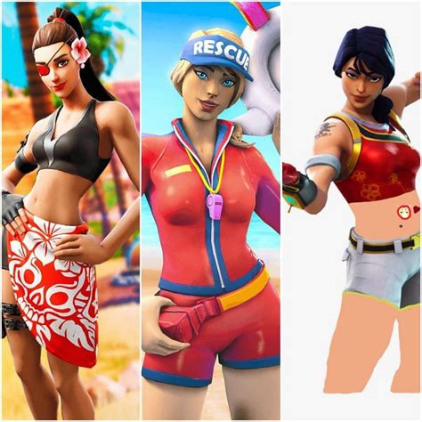 Fortnite The Best Female Swimsuit Skins In The Game