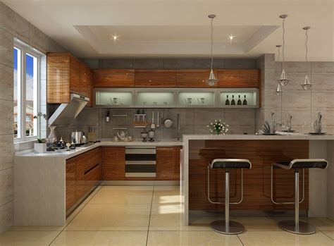 Kitchen cabinet door heights are typically between 24 and 30 inches. High Gloss Kitchen Cabinet - George Buildings