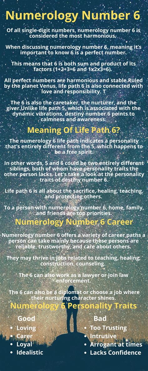 The life path number 6 person must find balance. What Is The Meaning Of Life Path 6? Of all single-digit ...