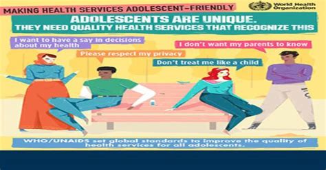 Adolescent Friendly Health Services How Adolescents Are Unique And