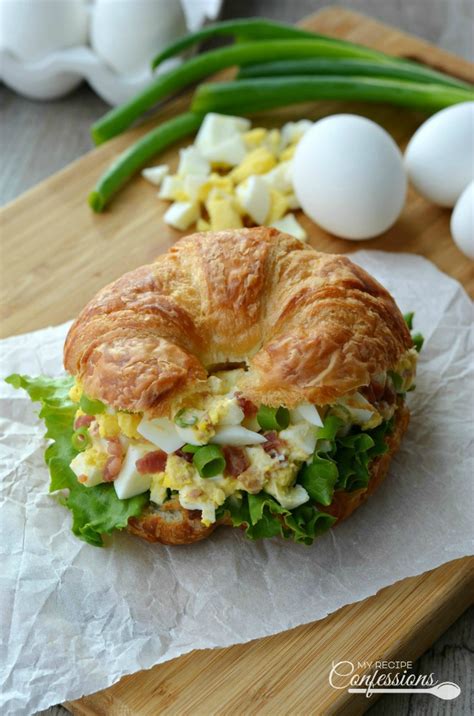 Easy Bacon Egg Salad Sandwich My Recipe Confessions