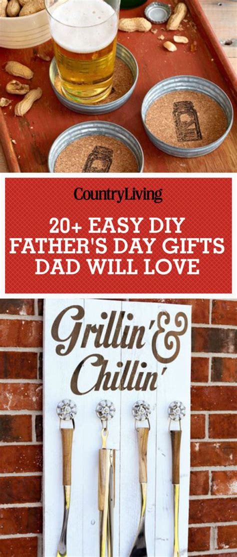 If father's day sneaked up on you, don't fear: 28 DIY Fathers Day Gifts - Homemade Craft Ideas for Father ...