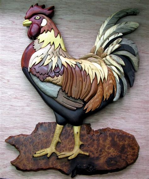 Intarsia Wood Wood Art Intarsia Woodworking