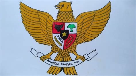 Cara Membuat Gambar Garuda Pulp