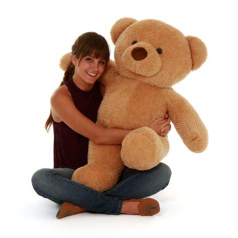 Cutie Chubs 38 Big Amber Brown Stuffed Teddy Bear Giant Teddy Bear