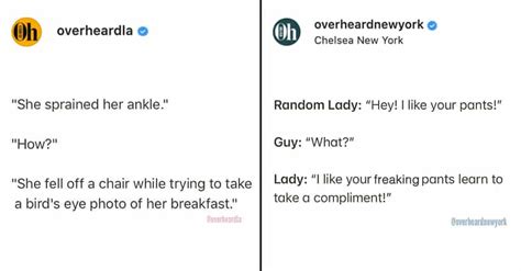 22 hilarious conversations people have overheard that need more context