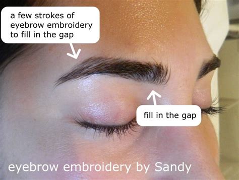 Fill In The Gap Makeup Pigments Eyebrows Eyebrow Embroidery
