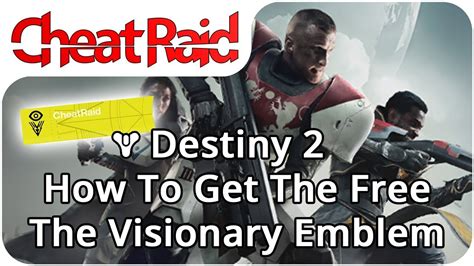 Destiny 2 The Visionary Emblem All Platforms Youtube