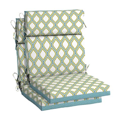 Bossima indoor outdoor high back chair cushions replacement patio chair seat cushions set of 2 (olefin beige). Hampton Bay DriWeave 21.5 x 44 Porcelain and Pear High ...