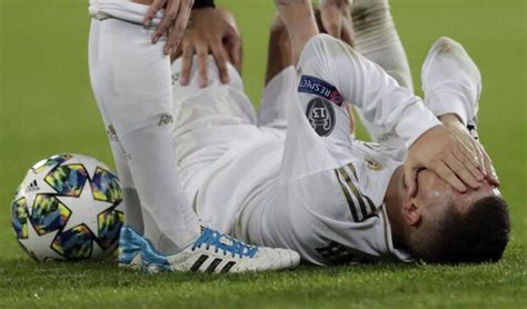Eden Hazard volvió a lesionarse y sería baja por un mes en Real Madrid