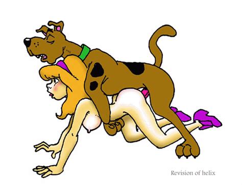 Rule 34 Animated Daphne Blake Dog Female Helix Human Male Scooby