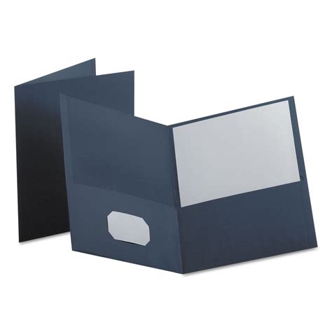 Oxford Twin Pocket Folder 100 Sheet Capacity Dark Blue 25box
