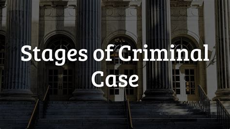 Stages Of Criminal Case An Hour With Lawsikho Youtube