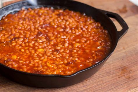 Smoked Baked Beans In A Cast Iron Skillet Recipe