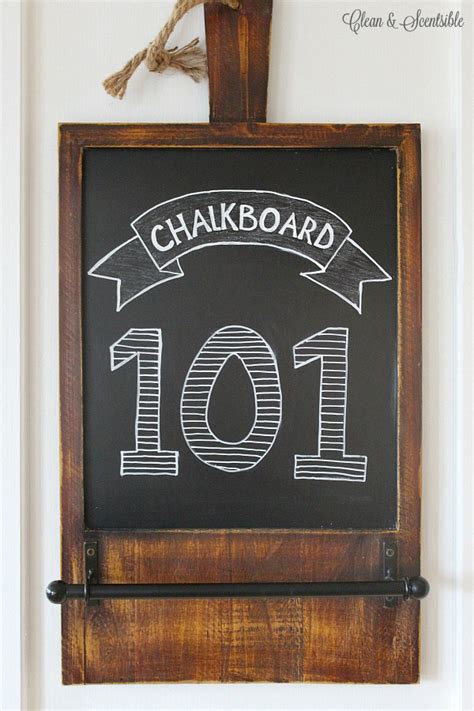Decorating Techniques How To Make A Chalkboard Decorated Life
