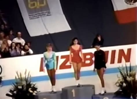 Nancy Kerrigan 3rd With Kristi Yamaguchi Tonya Harding During The