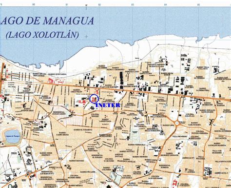 Managua Partial Map Nicaragua 2 Managua Nicaragua Partial Thesis