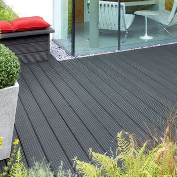 Saige composite decking has many advantages including: charcoal grey deck stain | Image of Ronseal Ultimate ...