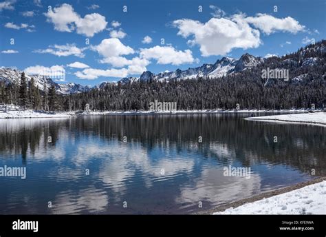 Horseshoe Lake In The Mammoth Lakes Basin In Mammoth Lakes In The
