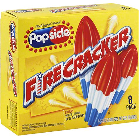 Popsicle The Original Firecracker Cherrywhite Lemonblue Raspberry