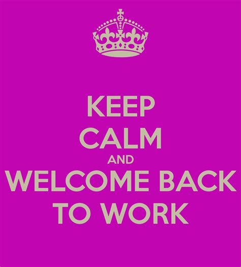 Welcome Back Clipart To Work Clipartfox Clipartix