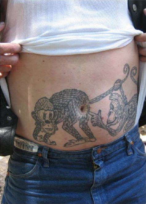 Tattoos That Gave A Whole New Purpose To The Belly Button Belly