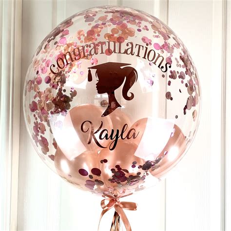 Spring brings such milestones each year, and graduation is definitely one of them. Rose gold graduation balloon/College Graduation gift ...