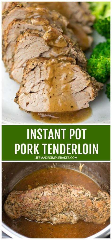 Making pork tenderloin in the instant pot is not. Instant Pot Pork Tenderloin | Recipe | Instant pot, Food ...