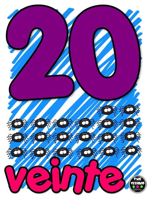 Números Del 12 Al 20 Números Preescolar Carteles De Números