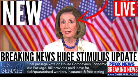 Second Stimulus Check Update Congress Gives Update On Second Stimulus Check Youtube