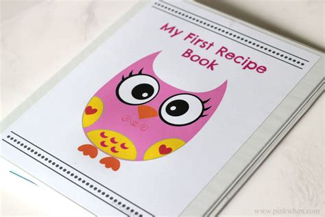 My First Recipe Book Free Printables Kids Cookbook Meals For One