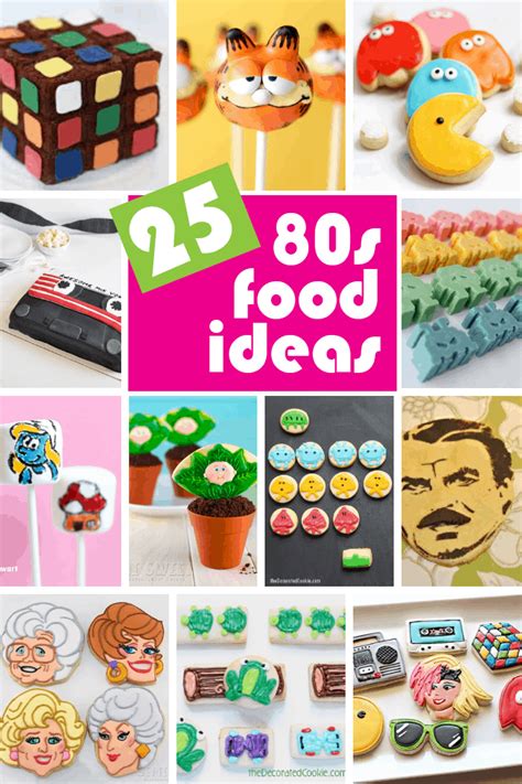 A Roundup Of 25 80 Party Food Ideas Fun Food Ideas 80s Party Foods