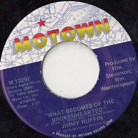 jimmy ruffin what becomes of the broken hearted 1975 vinyl discogs