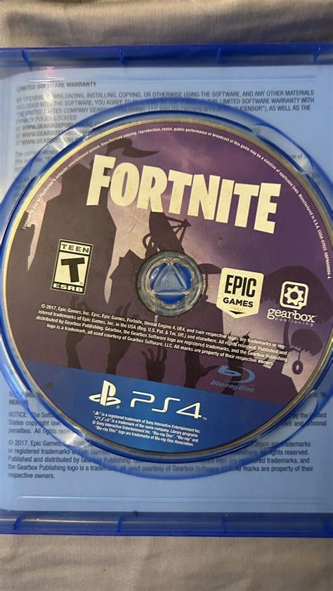 Fortnite Ps4 Game Disc Used Ebay