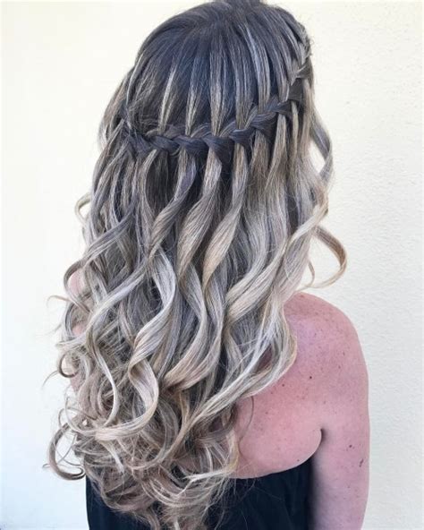 Here we present a gorgeous hairstyle for anyone with long or medium length hair. 40 Flowing Waterfall Braid Styles | Waterfall Braid ...