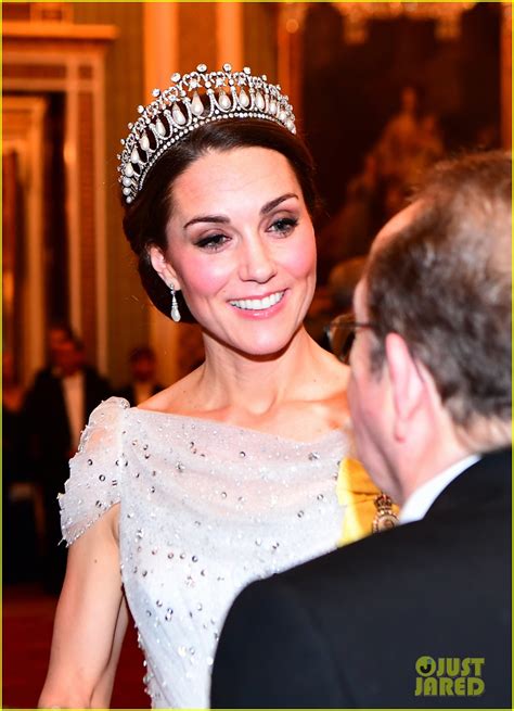 Kate Middleton Wears Princess Dianas Favorite Tiara To Royal Reception