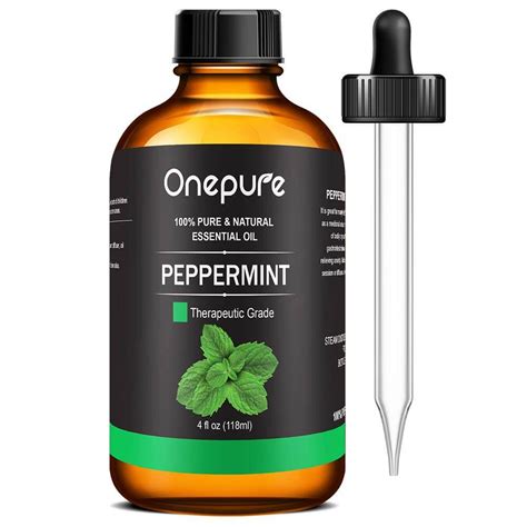 Onepure 100 Pure Peppermint Essential Oil 40 Fl Oz118ml Aromatherapy Essential Oils For
