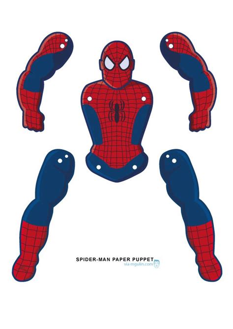 Spider Man Goes Jumping Jack M Gulin Papercrafts Prints And More