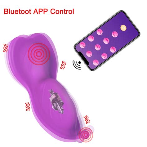 Butterfly Wearable Dildo Vibrator For Women Bluetooth Vibrator Wireless App Remote Control