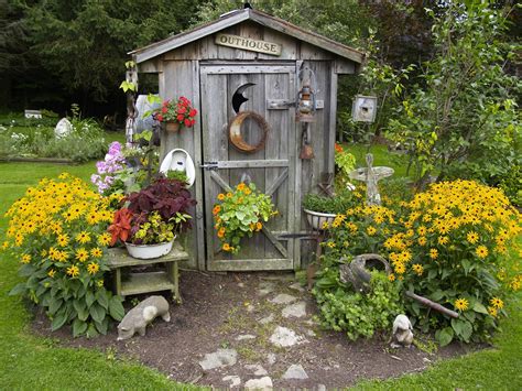 Pin By Cheryl R On Garden Decor Plant Shed Unique Gardens Container
