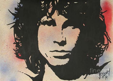 Jim Morrison Painting By John Halliday Fine Art America