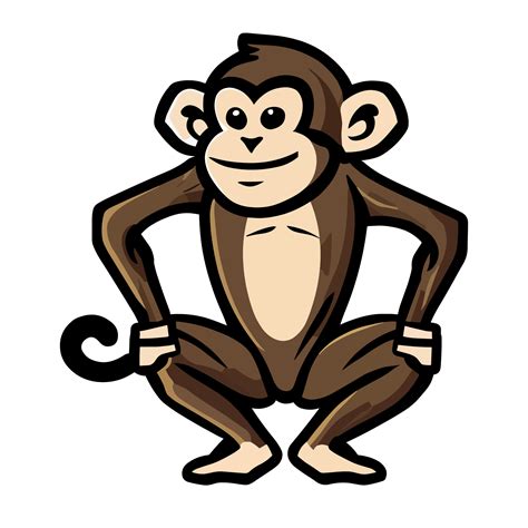 Monkey Icon Clipart Transparent Background 24044224 Png