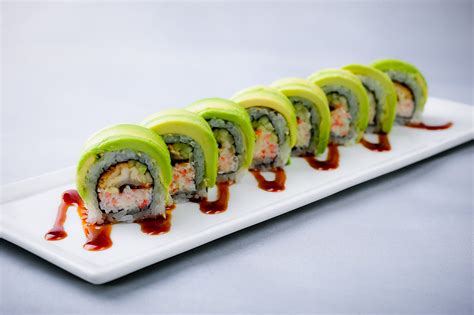 Avocado Roll Kabuki Sashimi Specialty Rolls Yummy Food Menu