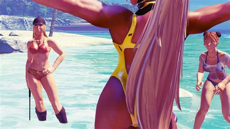 Street Fighter V Menat Vs Laura Mod Menat R Mika Swimsuit Laura Bikini Summer 2020 Youtube