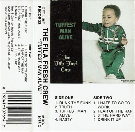The Fila Fresh Crew Tuffest Man Alive 1988 Cassette Discogs