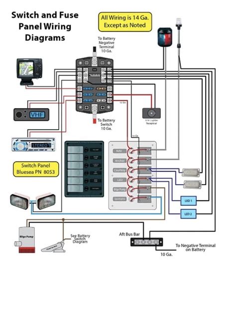 Wiring Diagram For Boat Wiring Diagram And Schematics