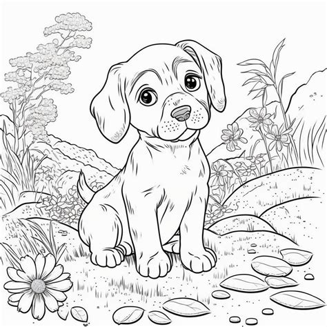 40 Coloring Pages Of Cute Dogs For Children Coloring Pages Etsy Canada