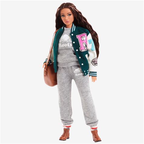 barbie x roots 50th anniversary limited edition doll