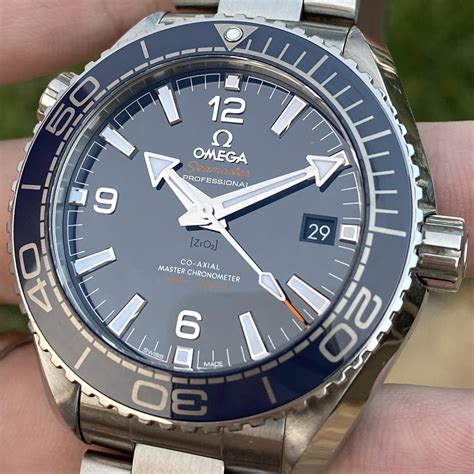 Wts Omega Seamaster Planet Ocean 8900 435mm Blue Dial Box And Papers