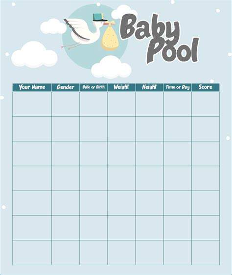 Baby Pool Template
